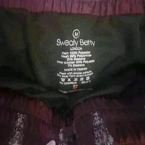 Sweaty Betty Running Workout Shorts EUC size M. 💗 - Picture 3 of 6